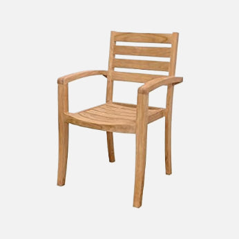 Anderson teak catalina stacking armchair set of 4