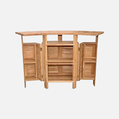 Anderson teak altavista 62" folding bar table