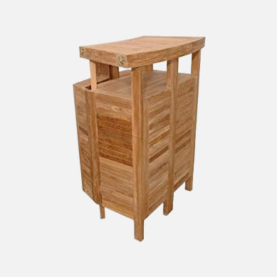 Anderson teak altavista 62" folding bar table