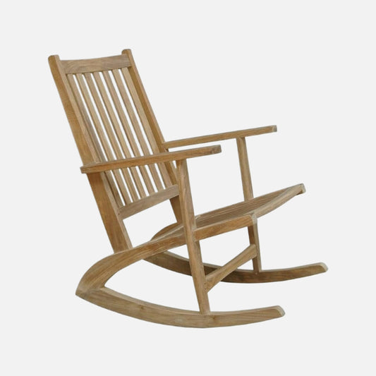 Anderson teak modern rocking armchair