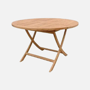 Anderson teak bahama 47" round folding table