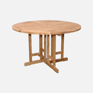 Anderson teak butterfly 47" round folding table
