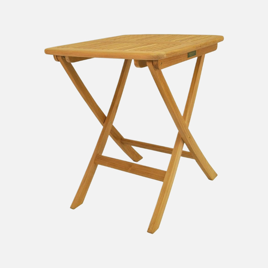 Anderson teak windsor 24" square folding table