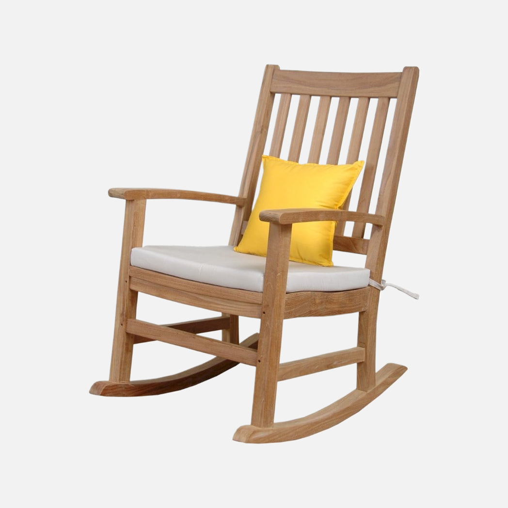 Anderson teak palm beach collection rocking armchair without cushion