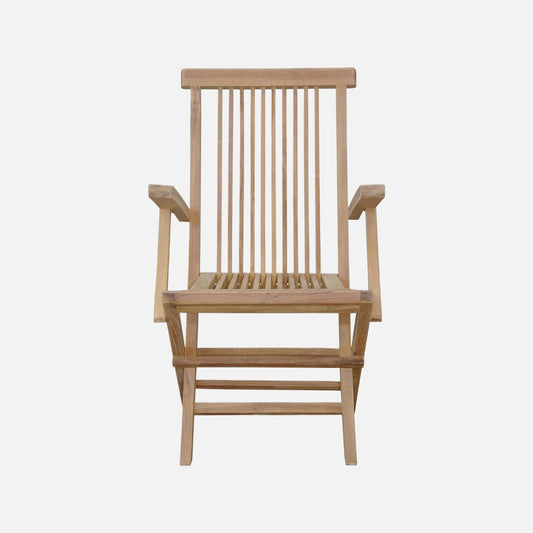 Anderson teak bristol folding armchair without cushion