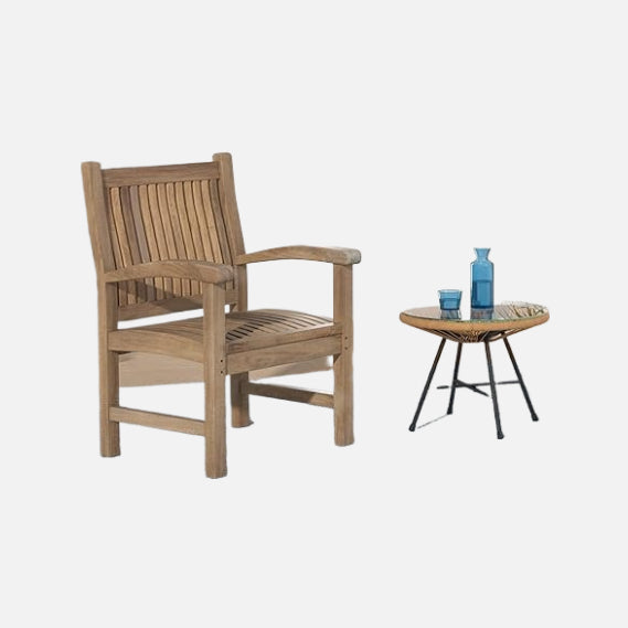 Anderson teak sahara dining armchair
