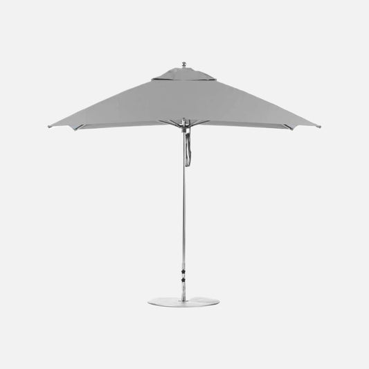 Ledge Lounger essential fiberglass umbrella - 10' square pulley