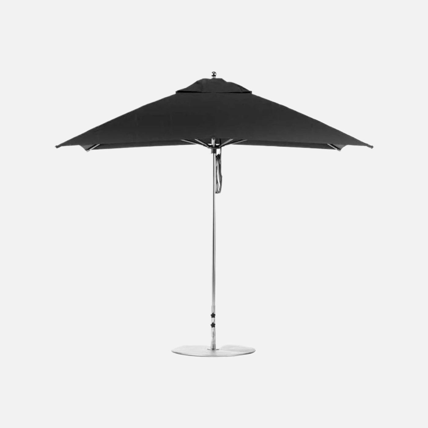 Ledge Lounger essential fiberglass umbrella - 10' square pulley
