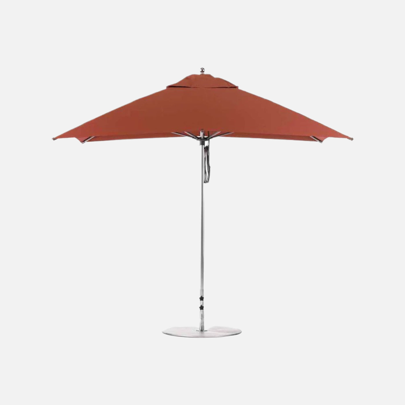 Ledge Lounger essential fiberglass umbrella - 10' square pulley