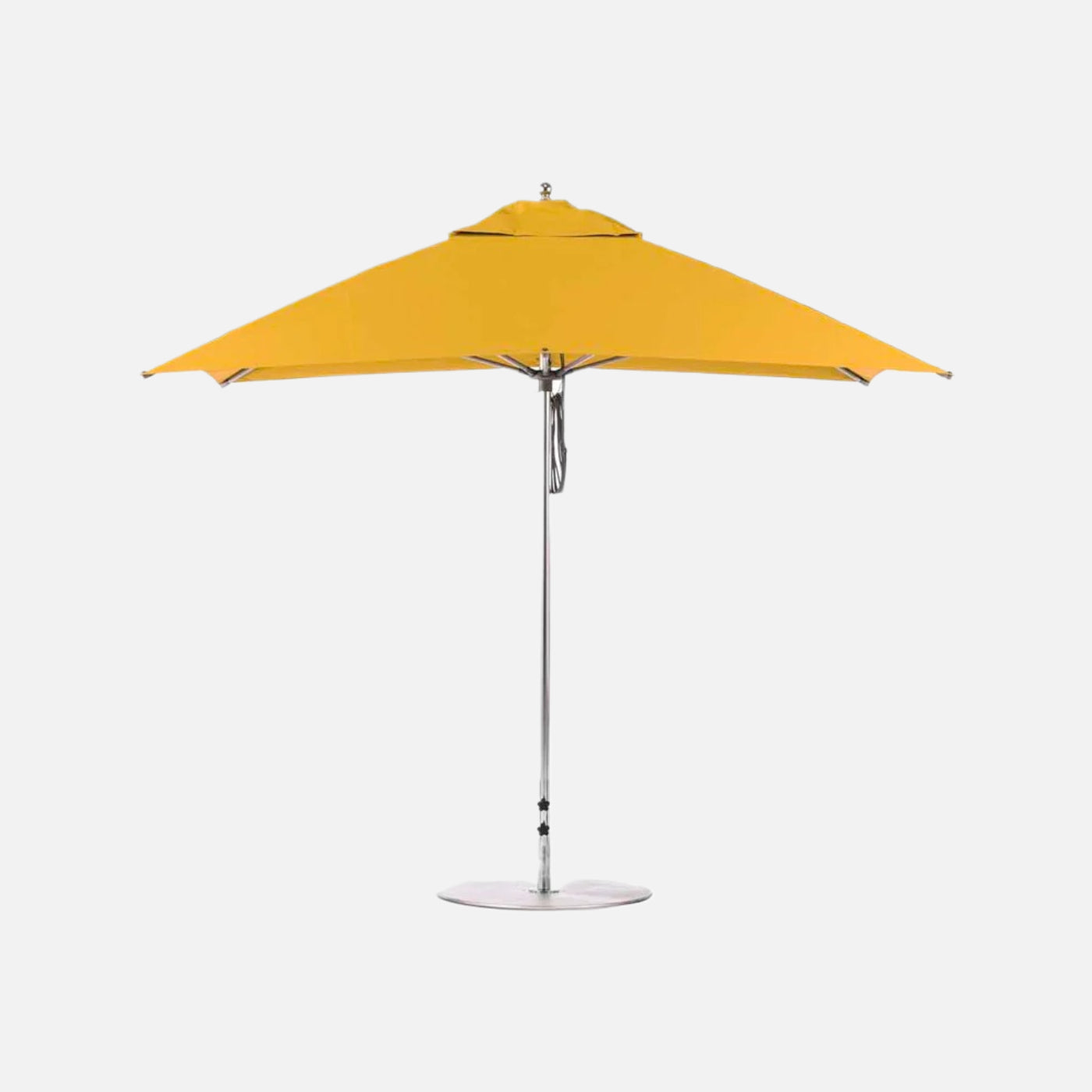 Ledge Lounger essential fiberglass umbrella - 10' square pulley