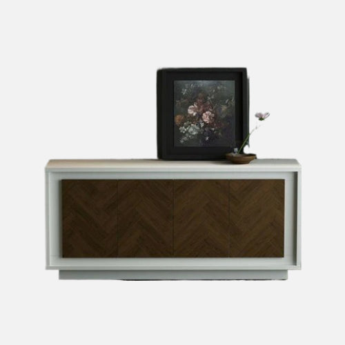 Anderson teak paraggi sideboard - white & mahogany