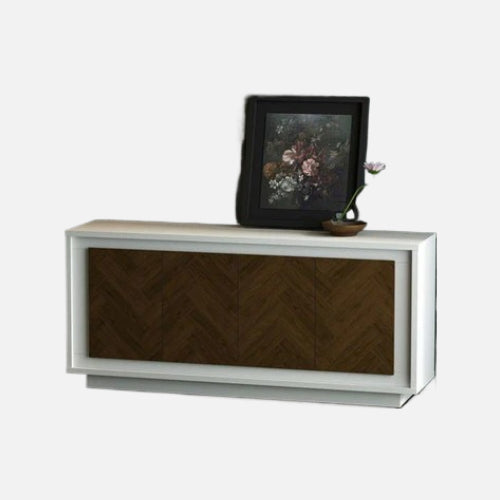 Anderson teak paraggi sideboard - white & mahogany