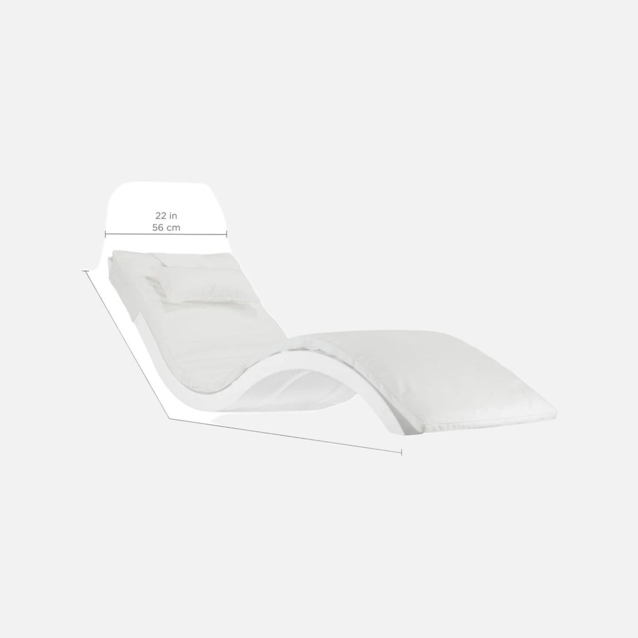 Ledge Lounger signature chaise cushion