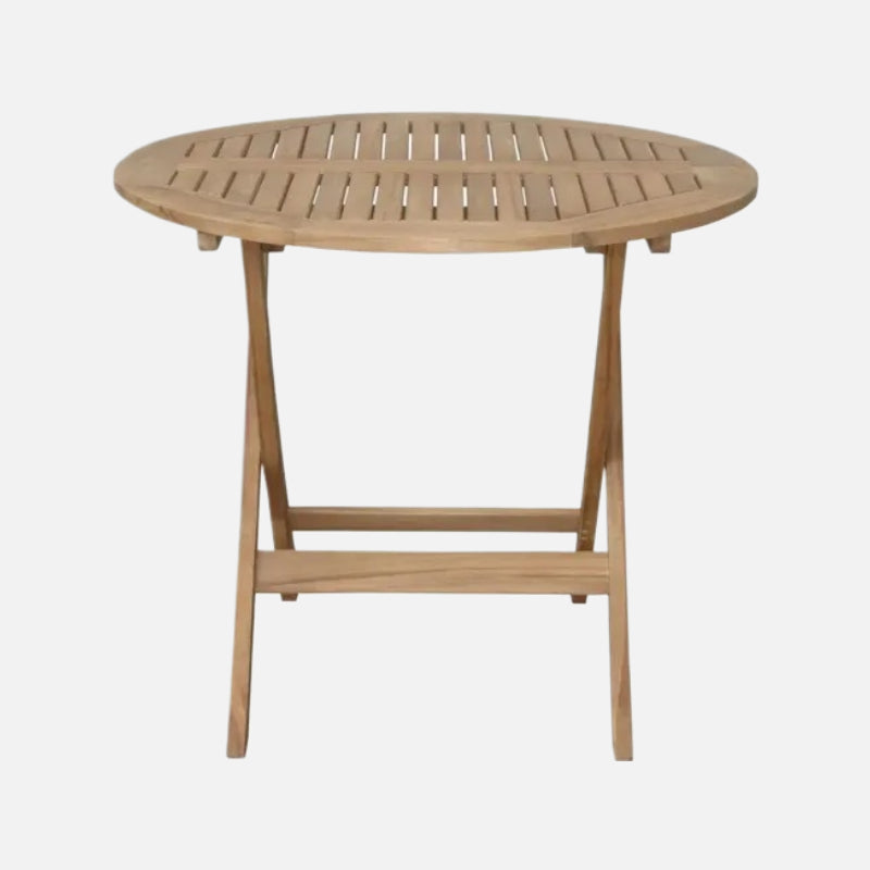 Anderson teak chester 32" round folding picnic table