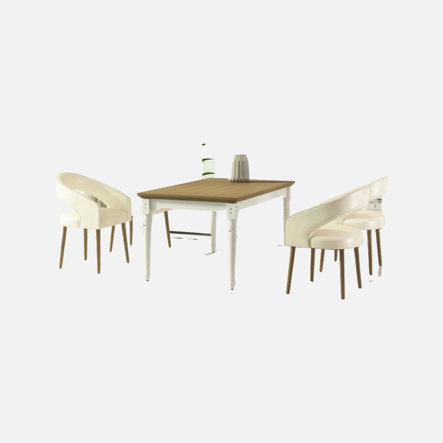 Anderson teak chenon extension dining table