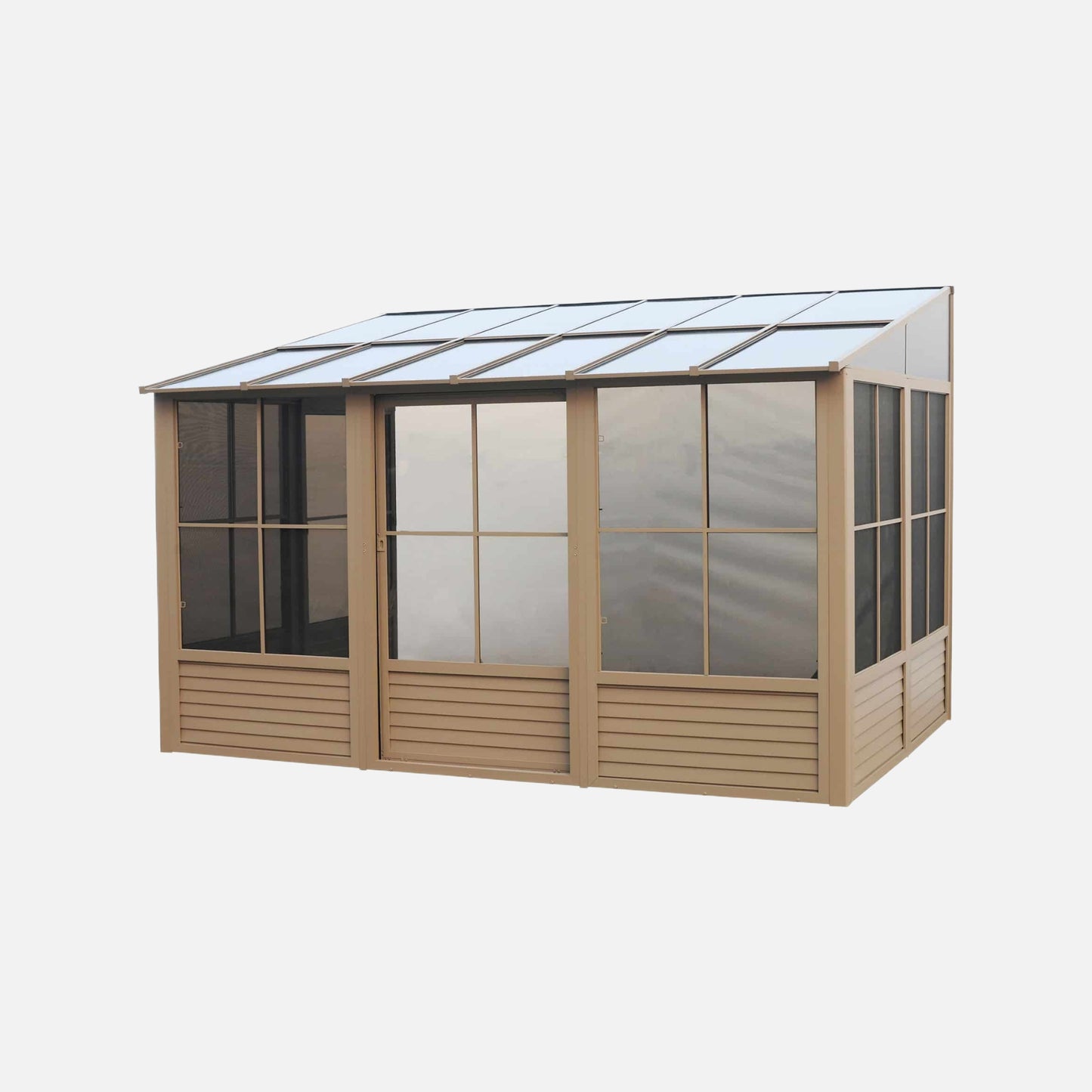 Gazebo penguin florence 8 ft. x 12 ft. polycarbonate roof slate