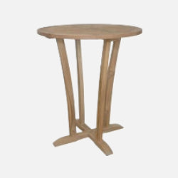 Anderson teak descanso 35" round bar table