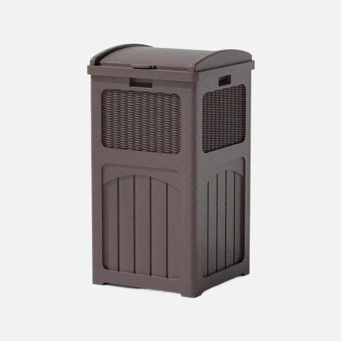 Patiowell 36 gallon outdoor resin trash can