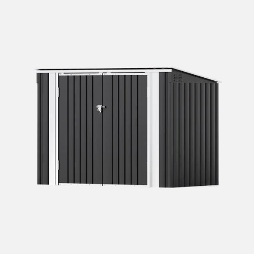 Patiowell 6x3 metal bike shed pro