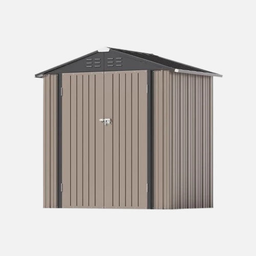 Patiowell 6x4 metal shed pro with peak roof