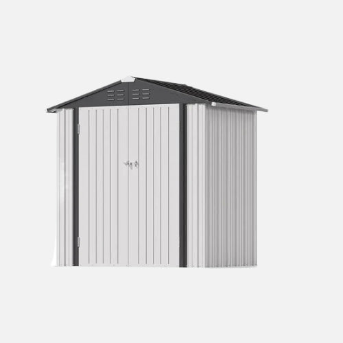 Patiowell 6x4 metal shed pro with peak roof