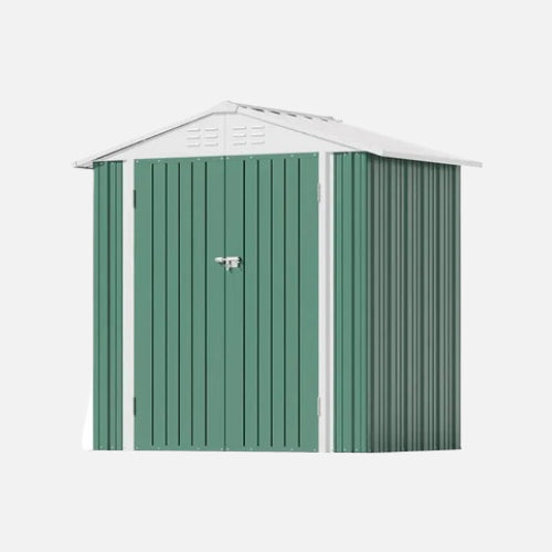 Patiowell 6x4 metal shed pro with peak roof