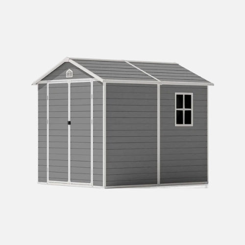 Patiowell 6x8 plastic shed pro