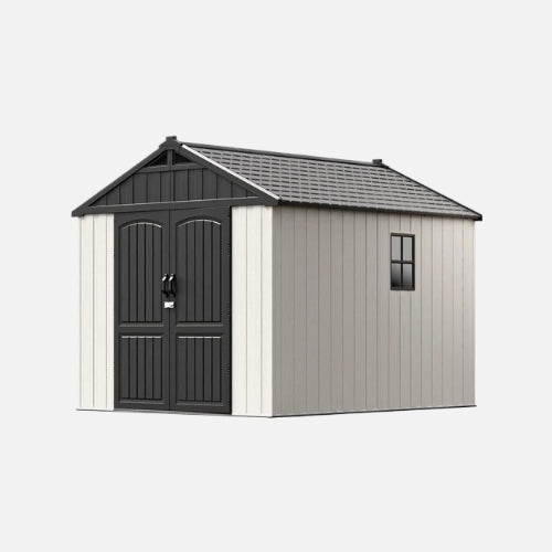 Patiowell kick-it 8x10 plastic shed pro